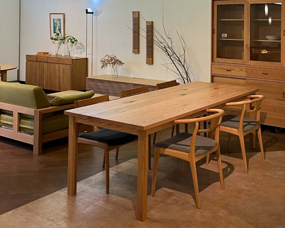 木製長方形テーブル パーケット模様　高級品　セール中 家具 THE BARGAIN〜秋のアウトレットセール〜 | マルケイ木工